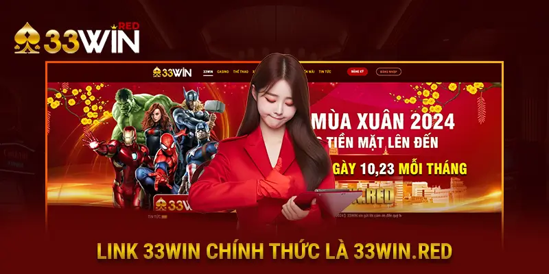 Link 33win chính thức là 33win.red
